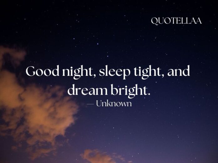 good night quotes