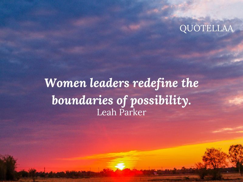 Leadership quotes for women
