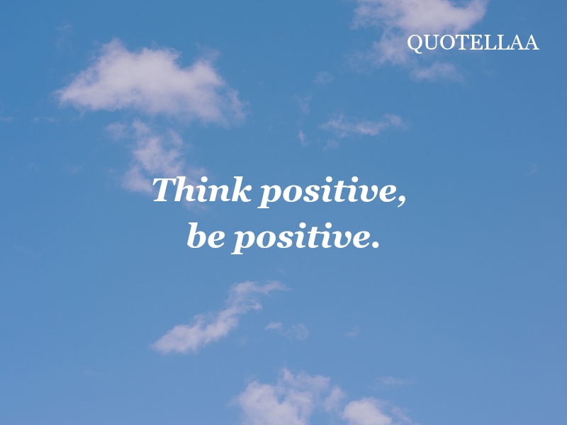 Positive attitude quotes