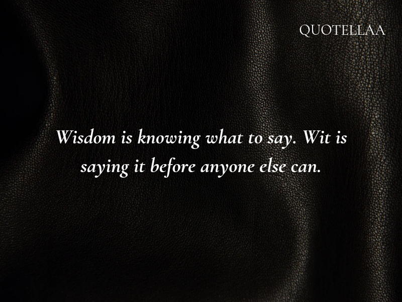 Wit quotes 